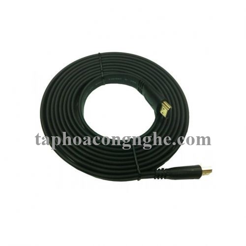 Unitek 25587 5M19A 5M Màu Đen Dây Dẹp Cáp Hdmi 1.4 30025587